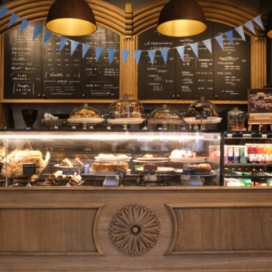 ARCHITEKTURA, WNĘTRZA, DESIGN Nowoczesny design kawiarni Green Caffè Nero na Krupniczej w Krakowie