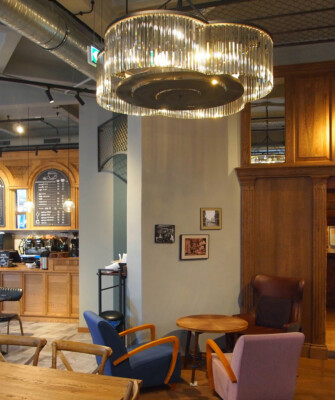 Unikatowy design lady barowej kawiarni Coffee House