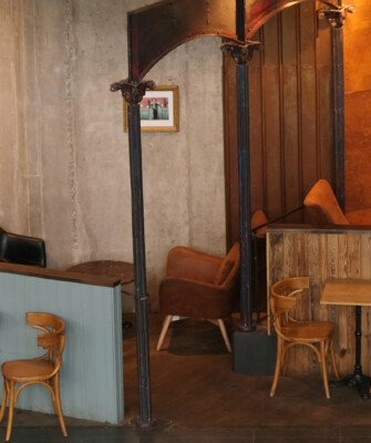 Kreatywne studio architektury – strefa siedzeń kawiarni Green Caffè Nero