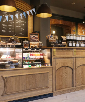 Kreatywne studio architektury – wnętrze kawiarni Green Caffè Nero przy Krupniczej w Krakowie
