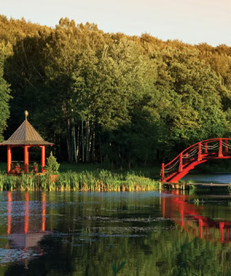 2009 | Most chiński, altana | Hotel Młyn Klekotki